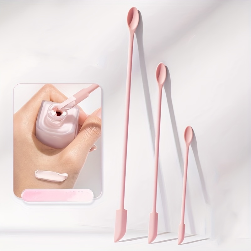 Misting Bottle Fine - 3-teiliger Silikon-Doppellöffel für Kosmetika: Geruchlos, perfekt