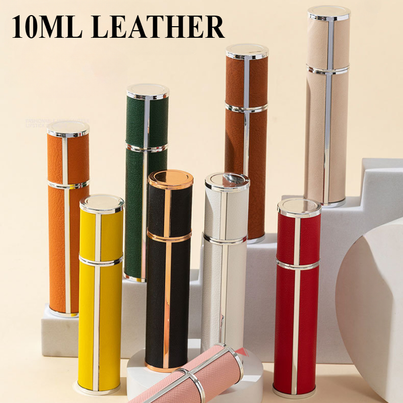 Misting Bottle Fine - 10 ml Leder-Parfümflasche, nachfüllbarer Parfümzerstäuber für