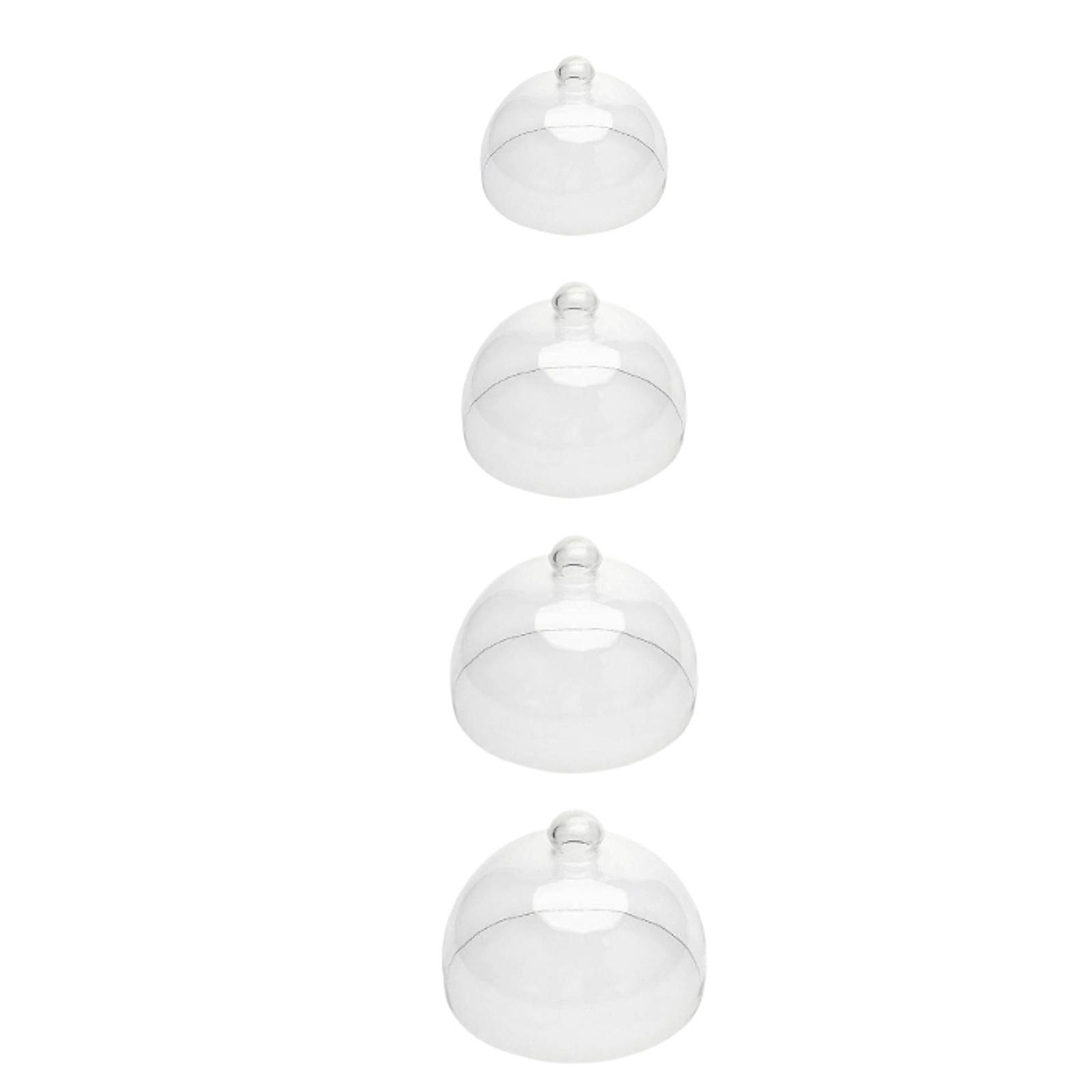 Plastic Dome Clear - Glas-Kuchenhaube Transparente Kuchenplatte Abdeckung Servierständer Deckel