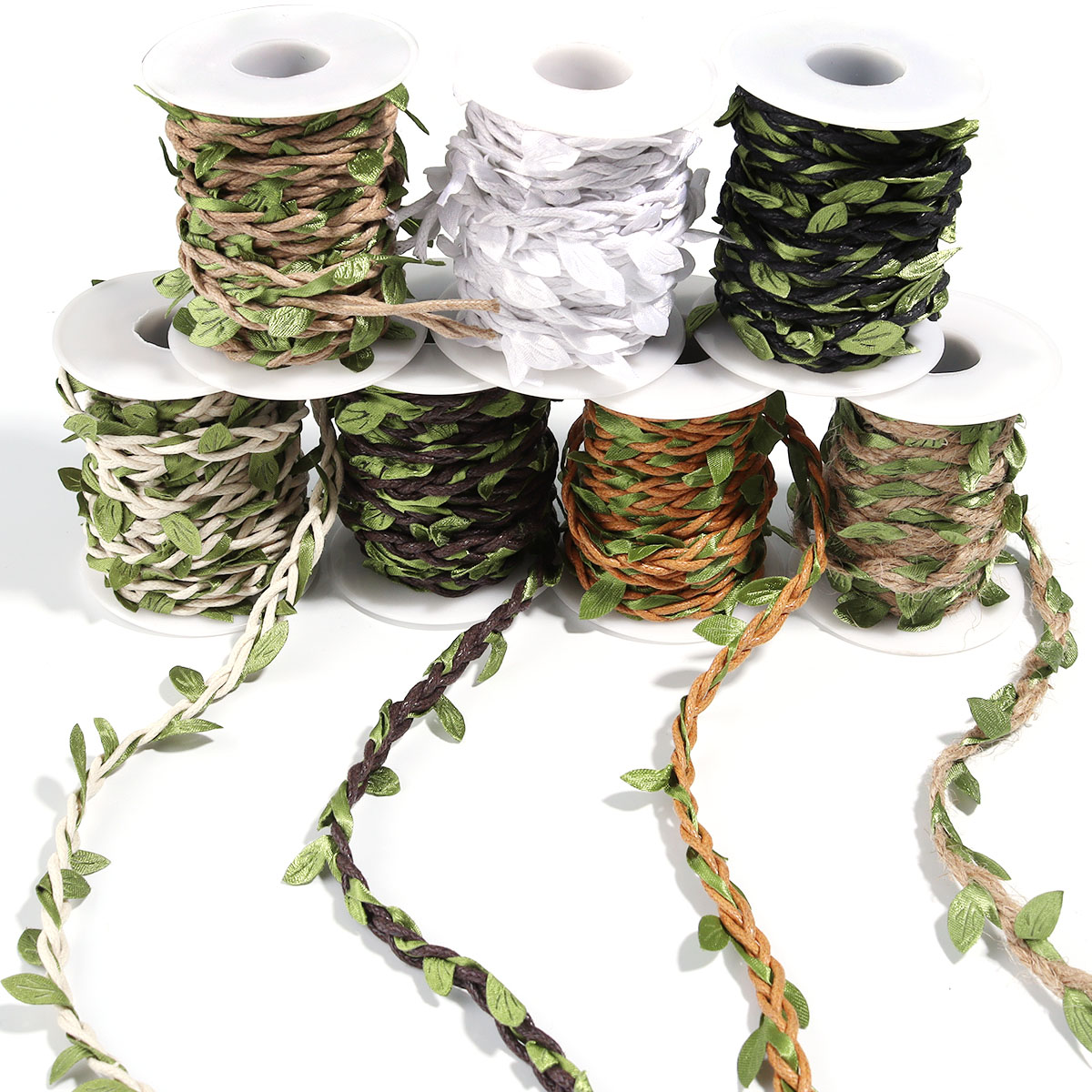 Sphagnum Moss Dry - 5 Yards/Rolle Künstliche Weinblätter Weben Hanfseil