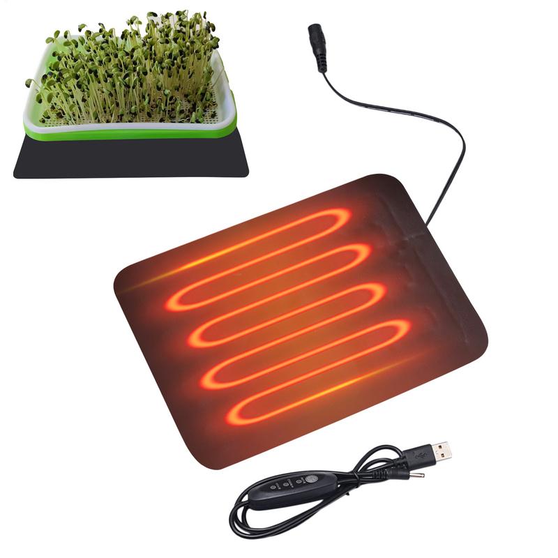 Heat Mat Seedling - Sämling-Wärmematte, Zimmerpflanzen, Keimung, wasserdichtes Heizkissen, Vermehrung,