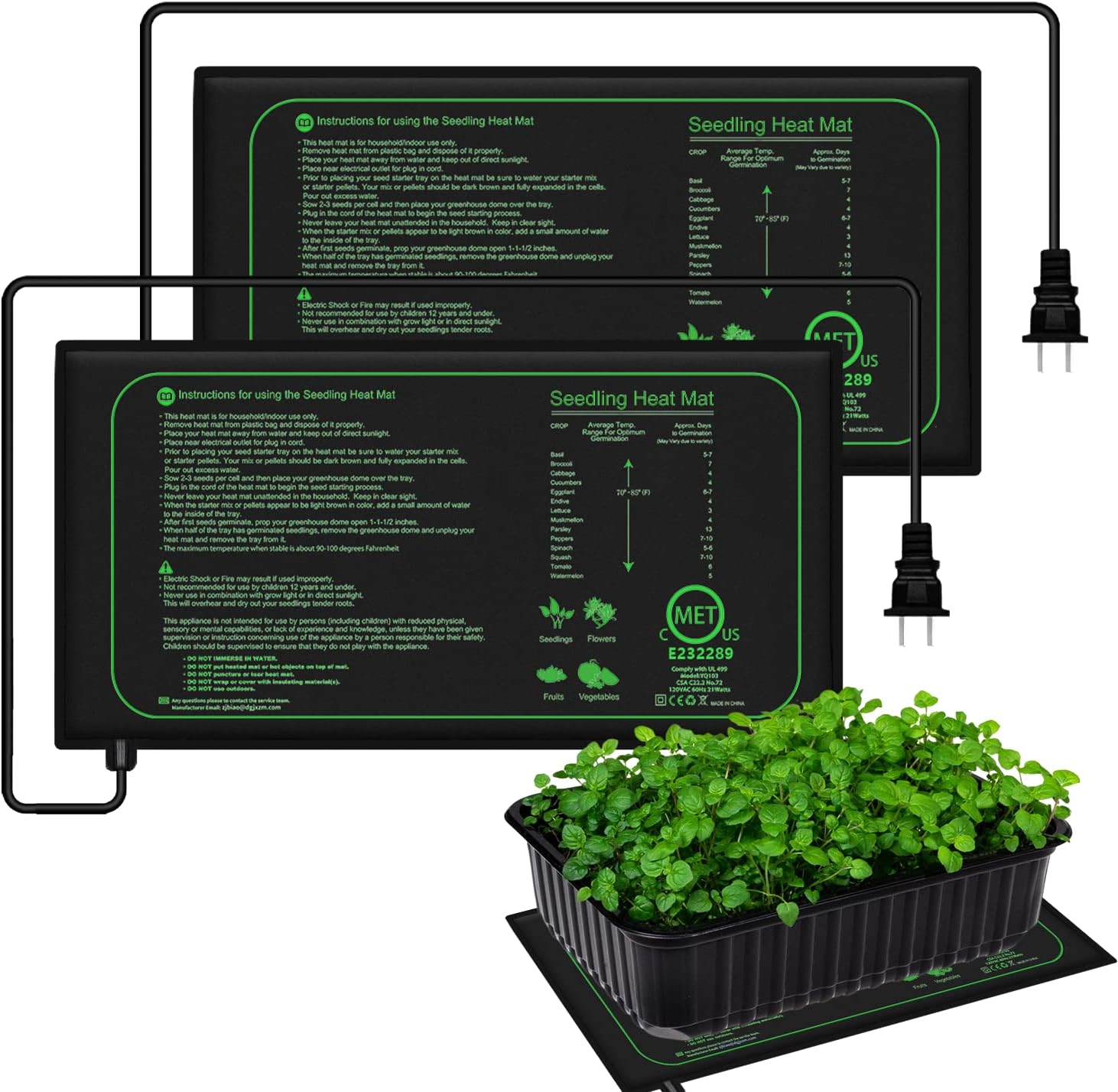 Heat Mat Seedling - 10/25/50CM Sämling Wärme Matte Zimmerpflanzen Keimung