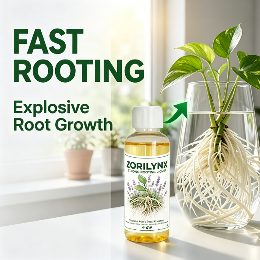 Root Stimulator Liquid - 35ml Starkes Wurzelstimulationsmittel, Kräftiger Pflanzenwurzel-Stimulator für