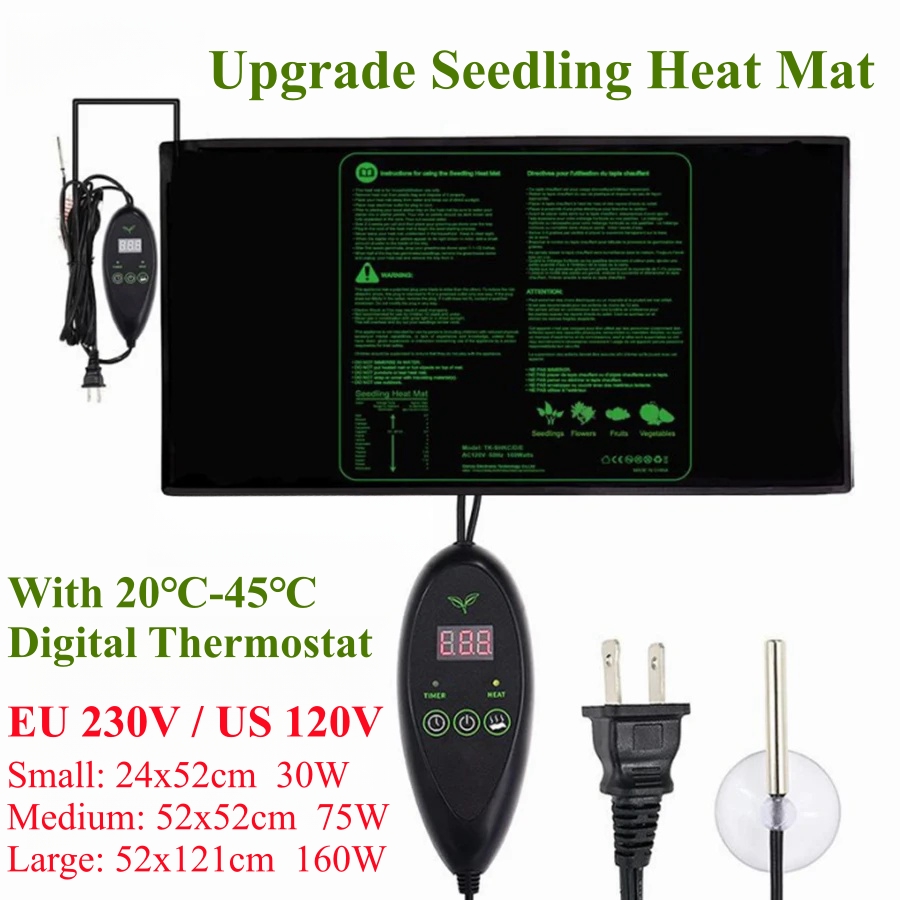 Heat Mat Seedling - 3 Größen Upgrade Sämling Wärme matte