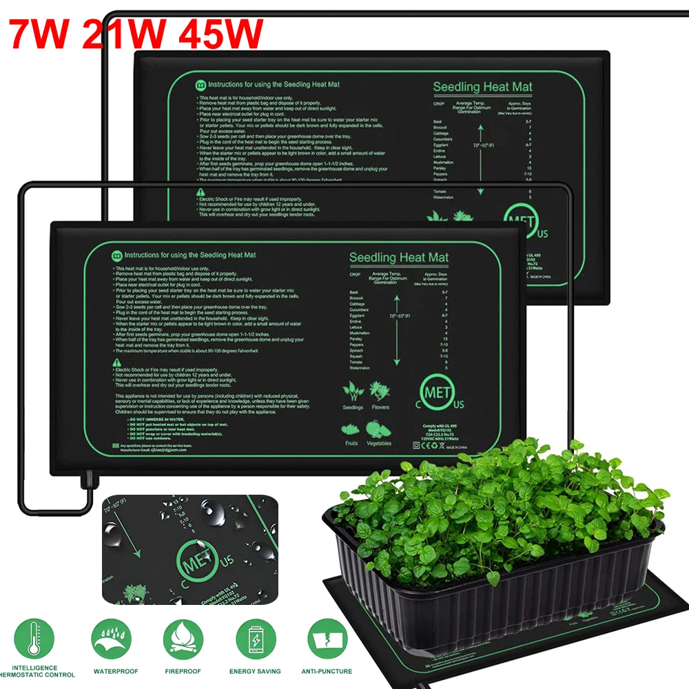 Heat Mat Seedling - 10/25/50CM Sämling Wärme Matte Zimmerpflanzen Keimung