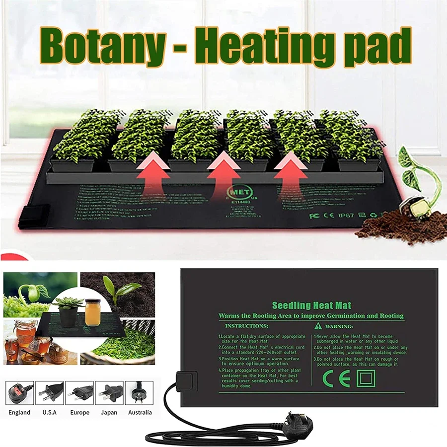 4 Größen 220 V EU-Stecker Säml – Heat Mat Seedling Bewertung und Preis