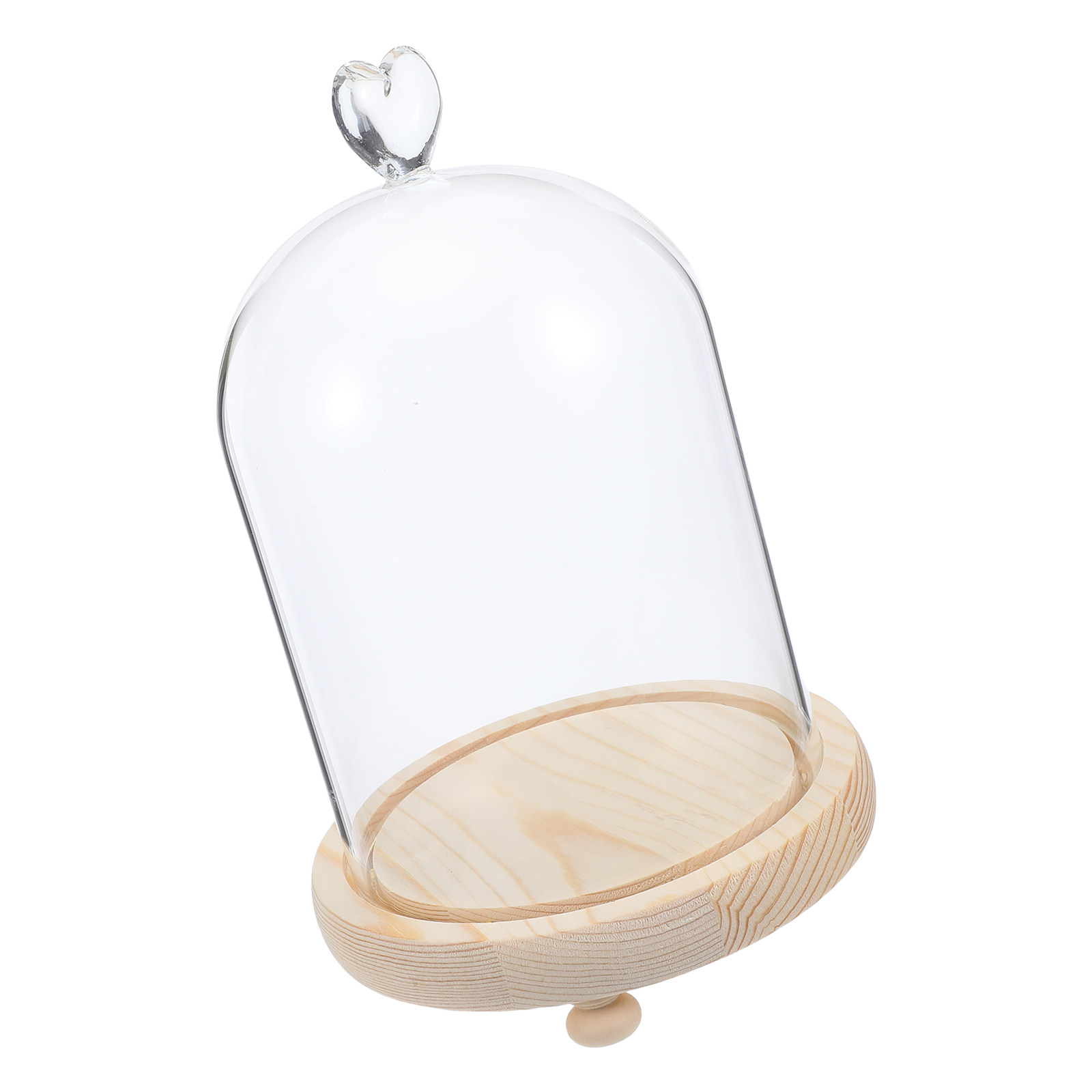 Herzförmige Glaskuppel mit Hol – Plastic Dome Clear Bewertung und Preis