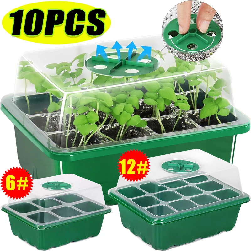 6/12-Loch Anzuchtschalen-Set m – Humidity Dome Kit Bewertung und Preis