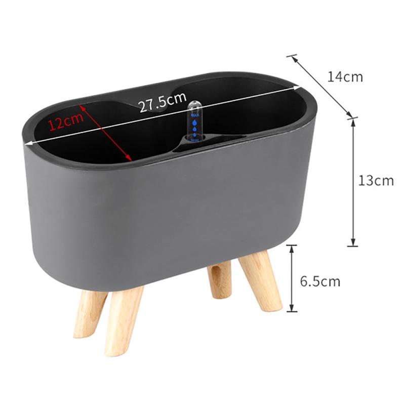 Indoor-Anlage Mit Anzeige Holz – Self Watering Insert Bewertung und Preis