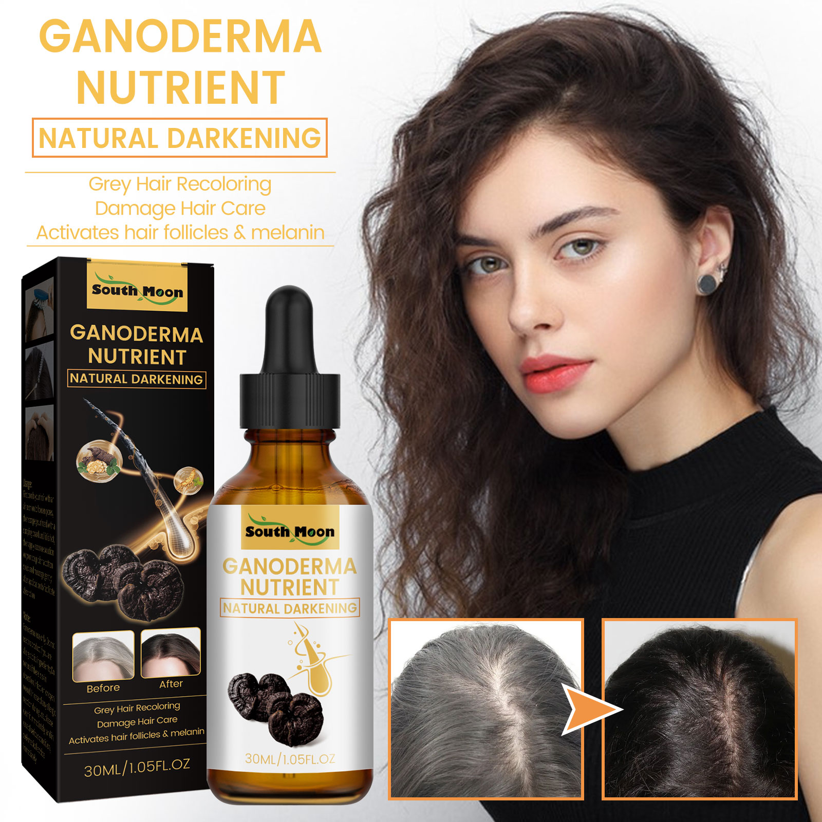 Schwarze Ganoderma Lucidum Haa – Root Stimulator Liquid Bewertung und Preis