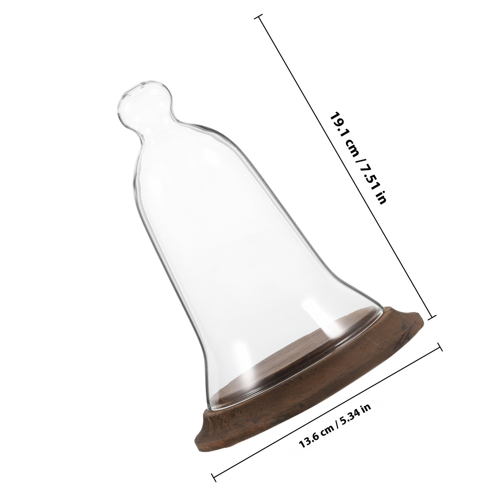 Klare Glasglocke aus Hochboros – Plastic Dome Clear Bewertung und Preis