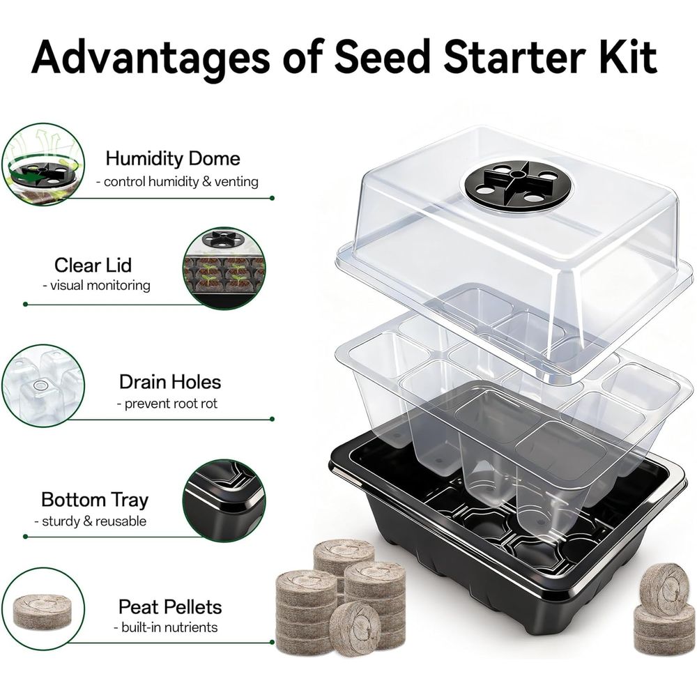4er-Pack Anzuchtschalen mit 50 – Peat Pellet Tray Bewertung und Preis