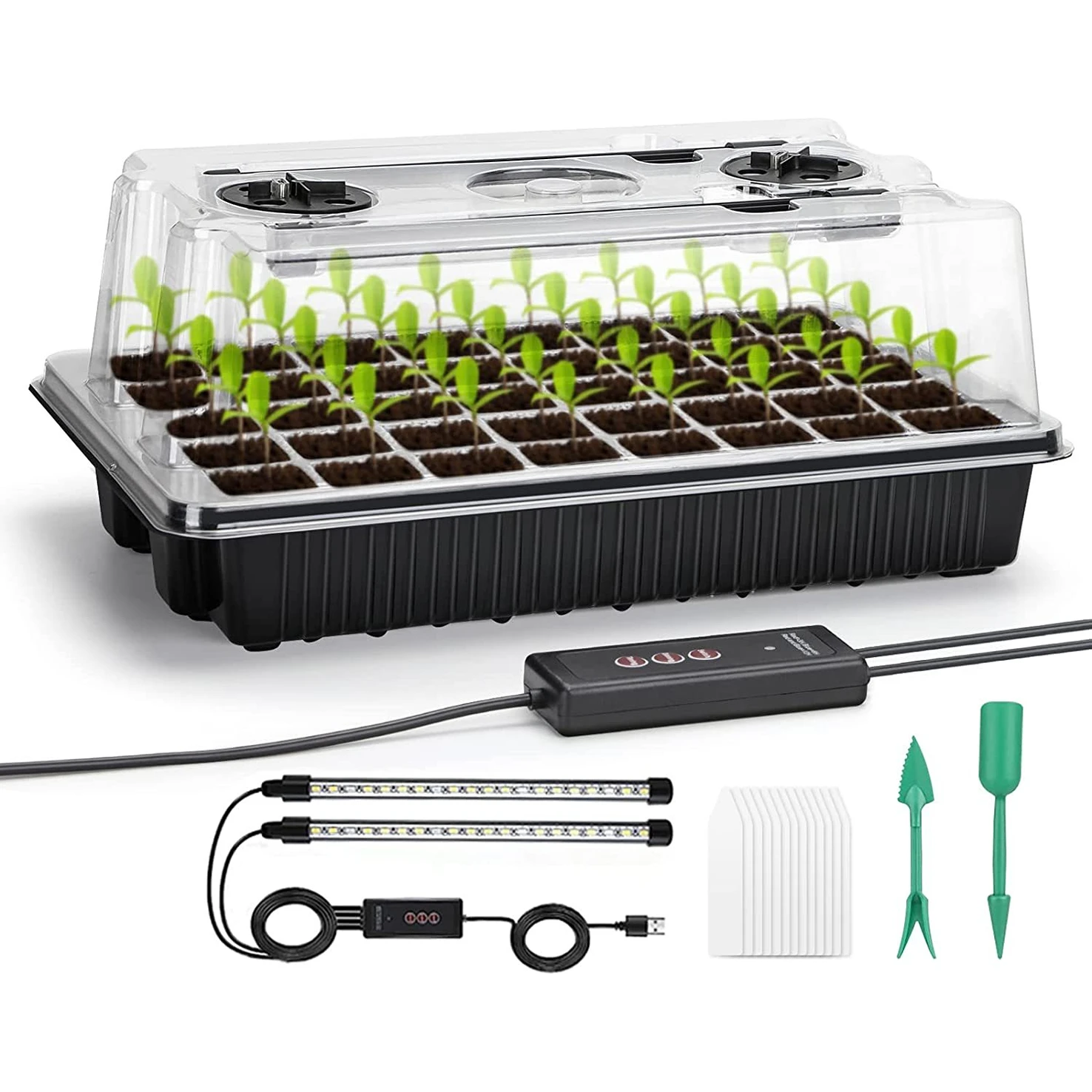 1 Set, Anzuchtschalen mit 2 la – Humidity Dome Kit Bewertung und Preis