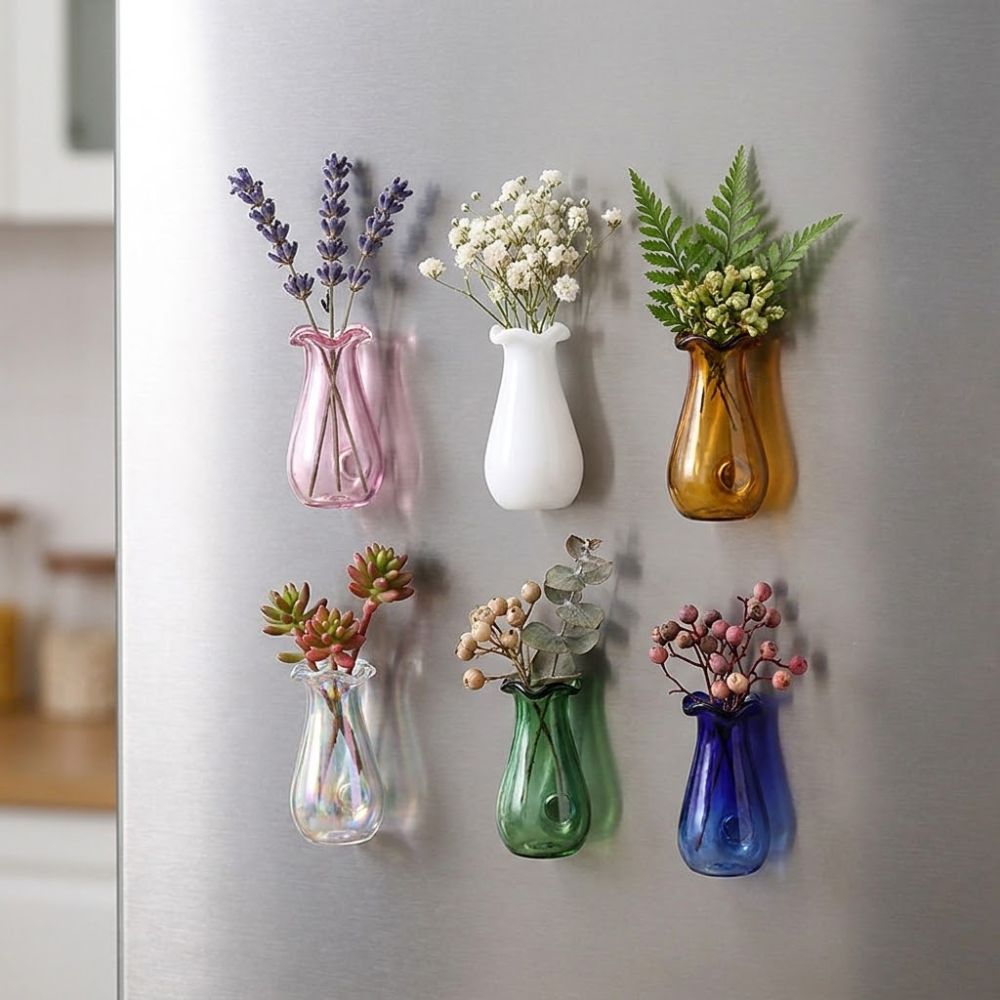 6 Stück DIY 3D Mini-Vasen-Magn – Propagation Station Vase Bewertung und Preis