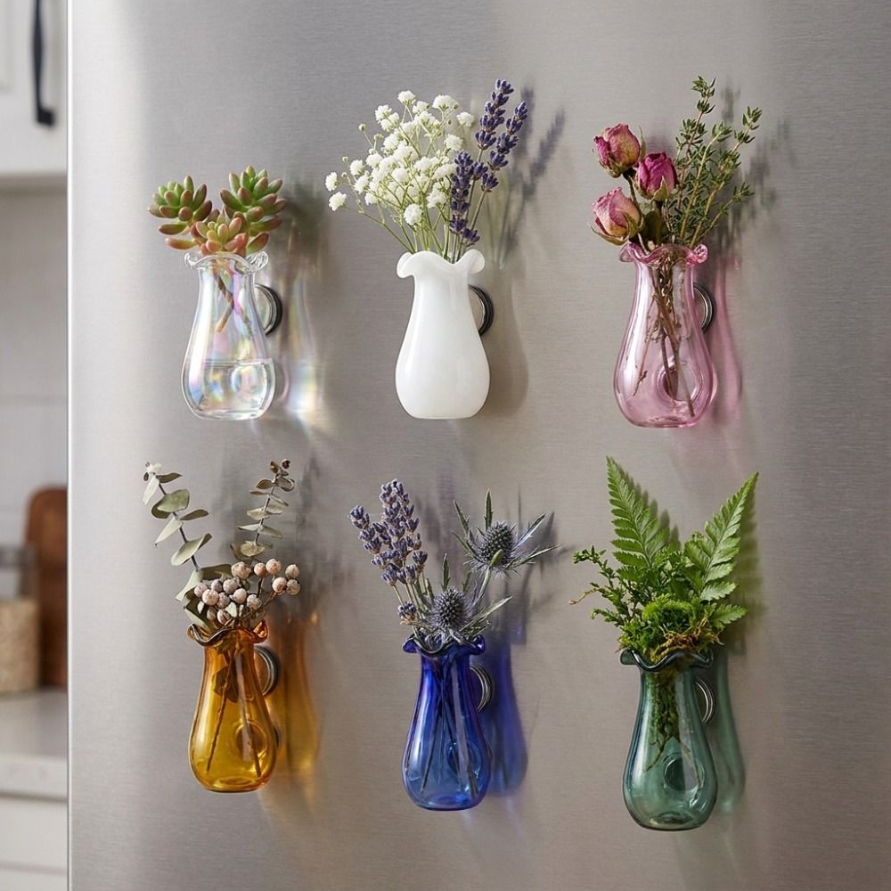 6 Stück DIY 3D Mini-Vasen-Magn – Propagation Station Vase Bewertung und Preis