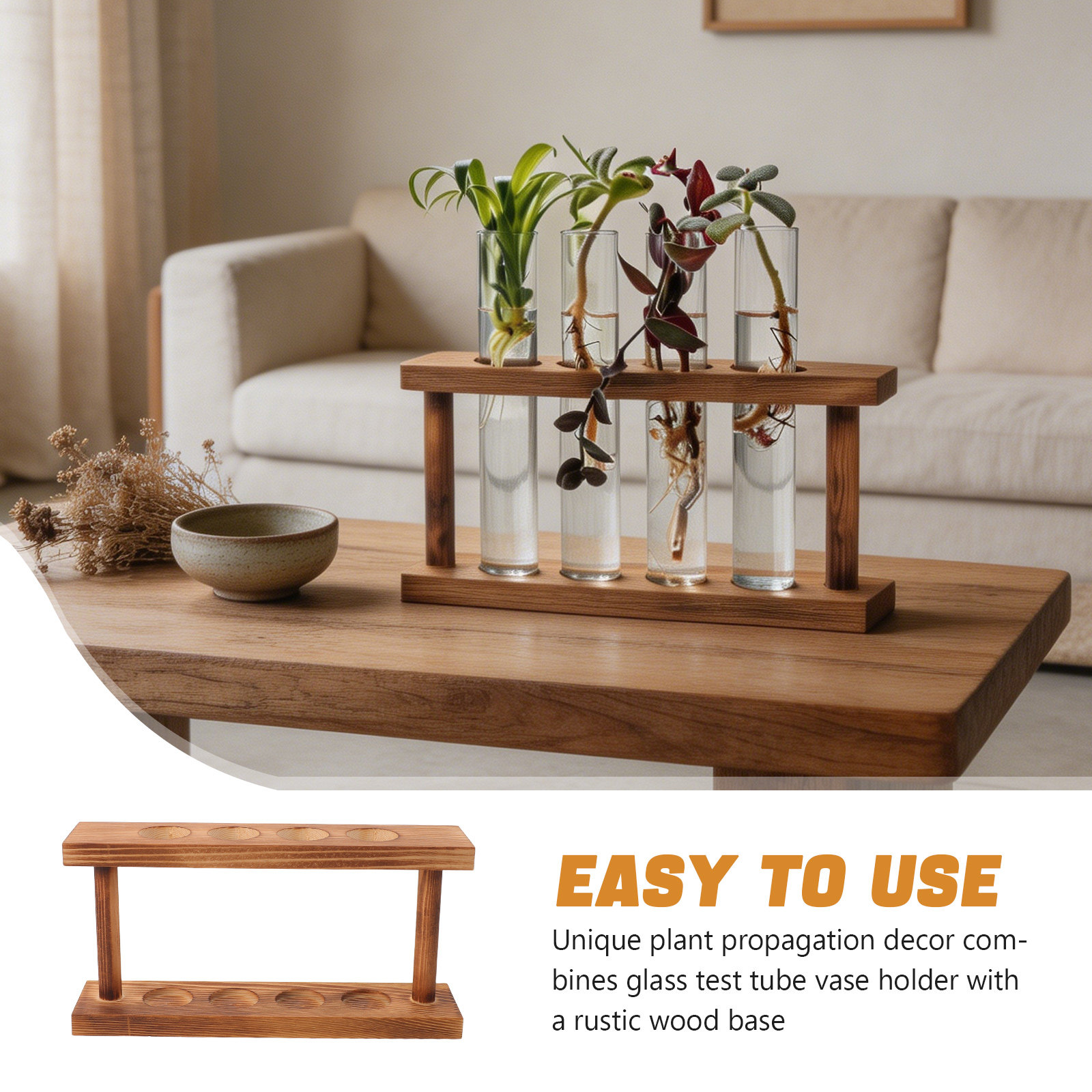 Holz-Pflanzenvermehrungsstatio – Propagation Station Vase Bewertung und Preis